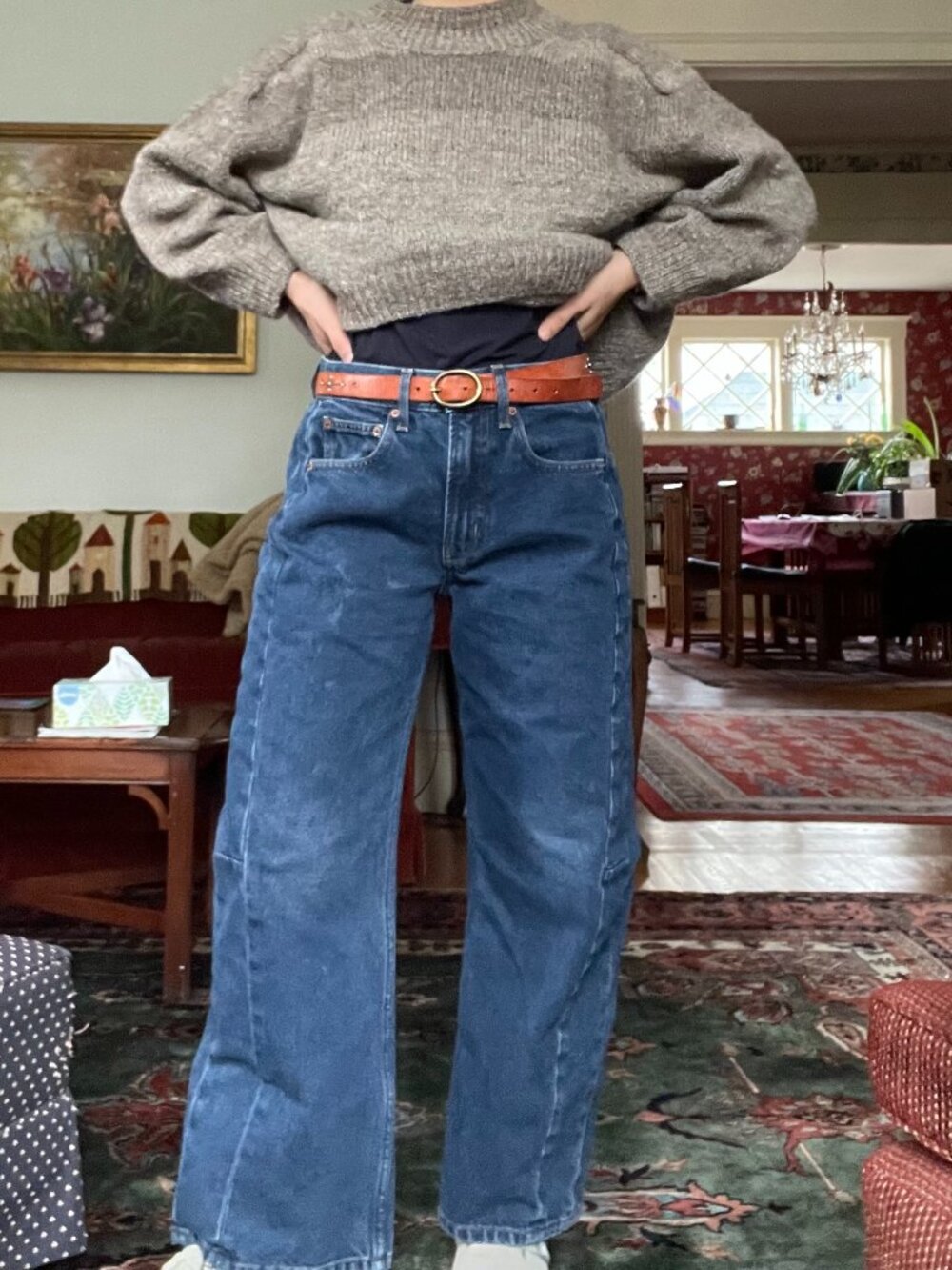 B SIDES Jeans Relaxed Lasso in Indigo Rinse
